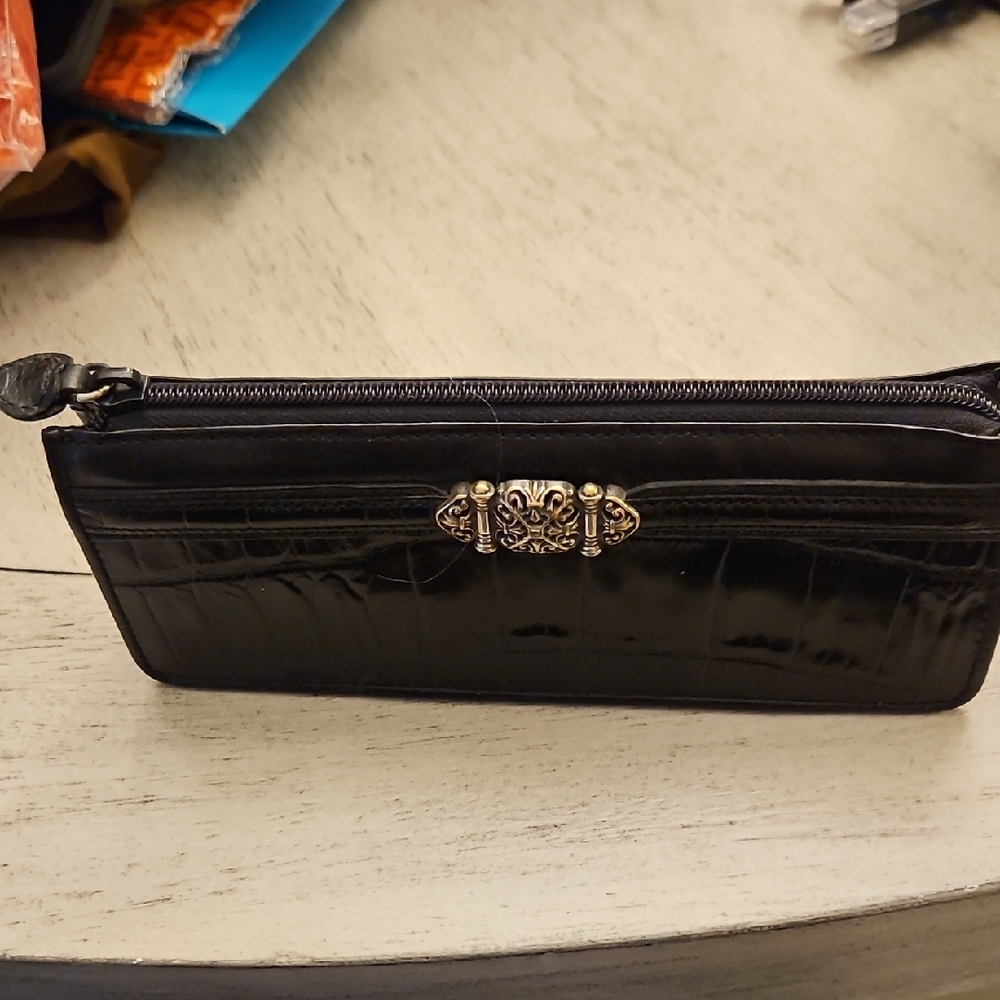 Brighton Black Textured Handbag